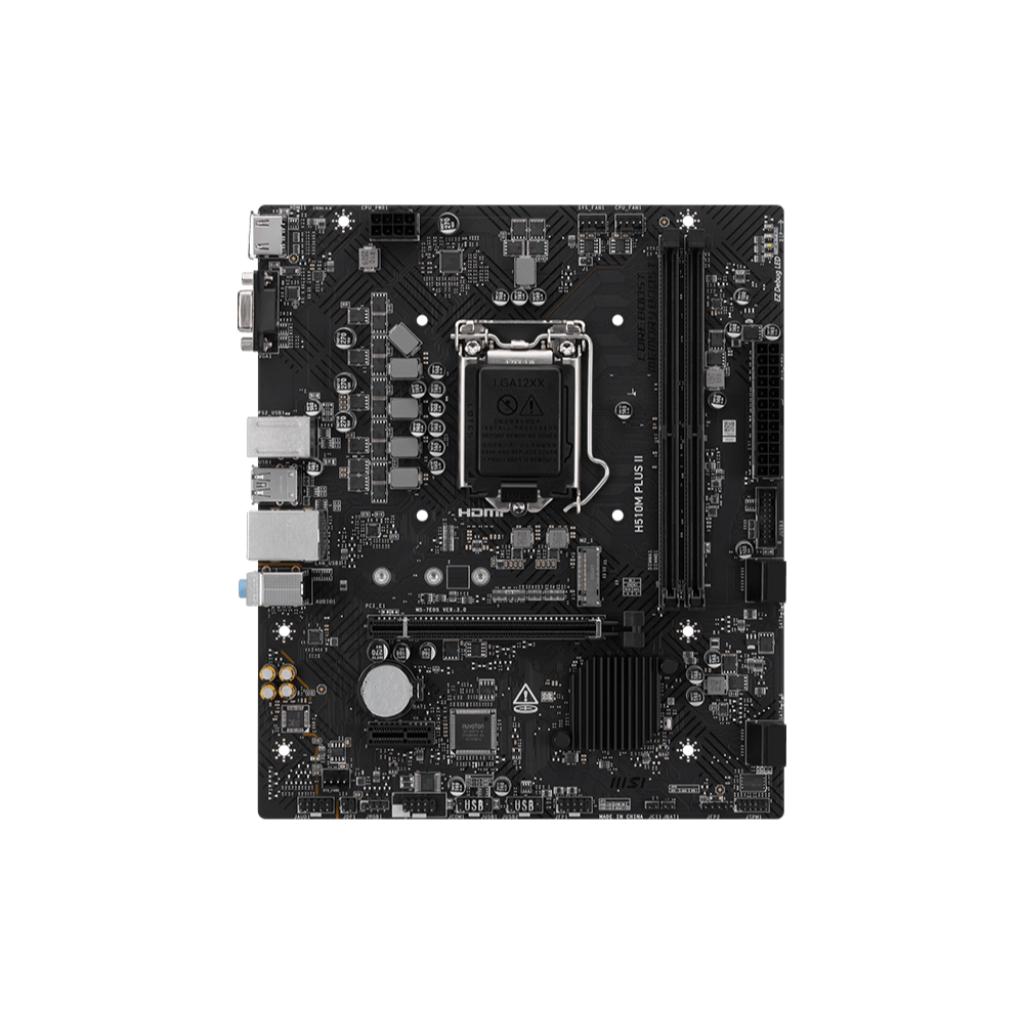 Motherboard MSI H510M PLUS II (LGA1200, H510, DDR4, USB3.2, SATA3) - Image 2