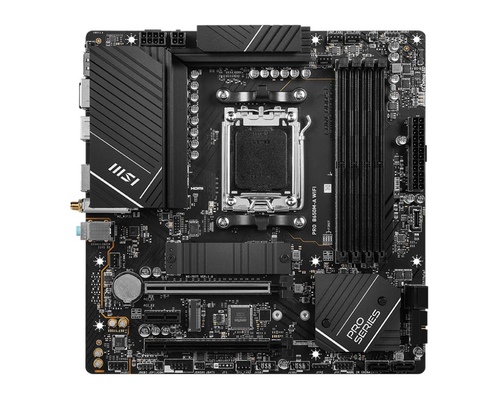 Motherboard MSI PRO B650M-A WIFI (AM5, AMD, B650, DDR5, SATA3) - Image 3