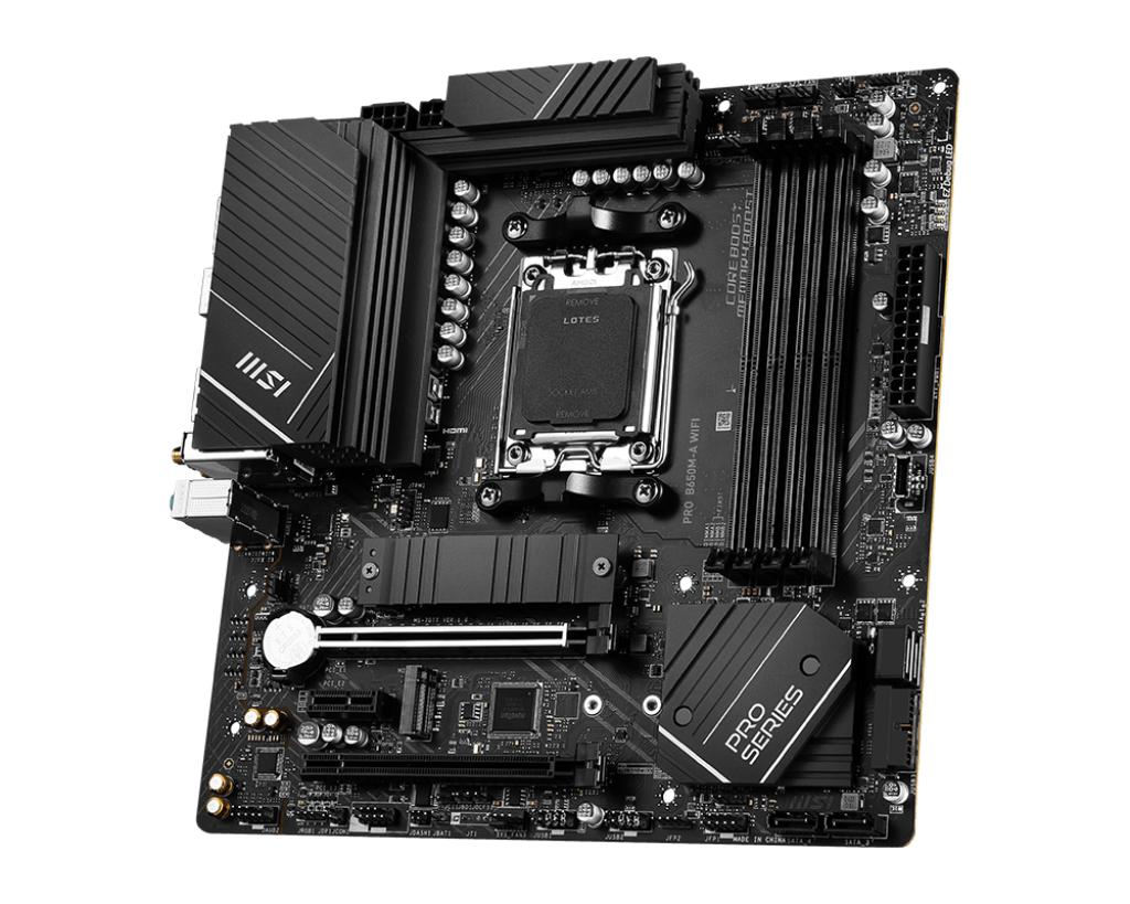 Motherboard MSI PRO B650M-A WIFI (AM5, AMD, B650, DDR5, SATA3) - Image 5
