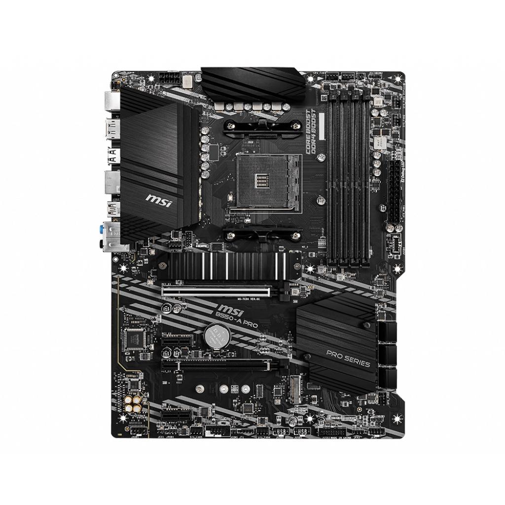 Motherboard MSI B550-A PRO (AM4, AMD, B550, DDR4, USB3.2, SATA3) - Image 2
