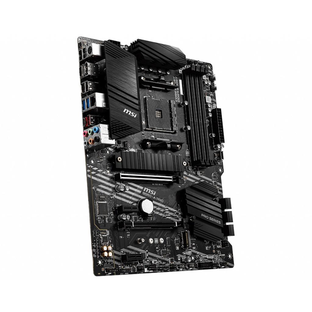 Motherboard MSI B550-A PRO (AM4, AMD, B550, DDR4, USB3.2, SATA3) - Image 4