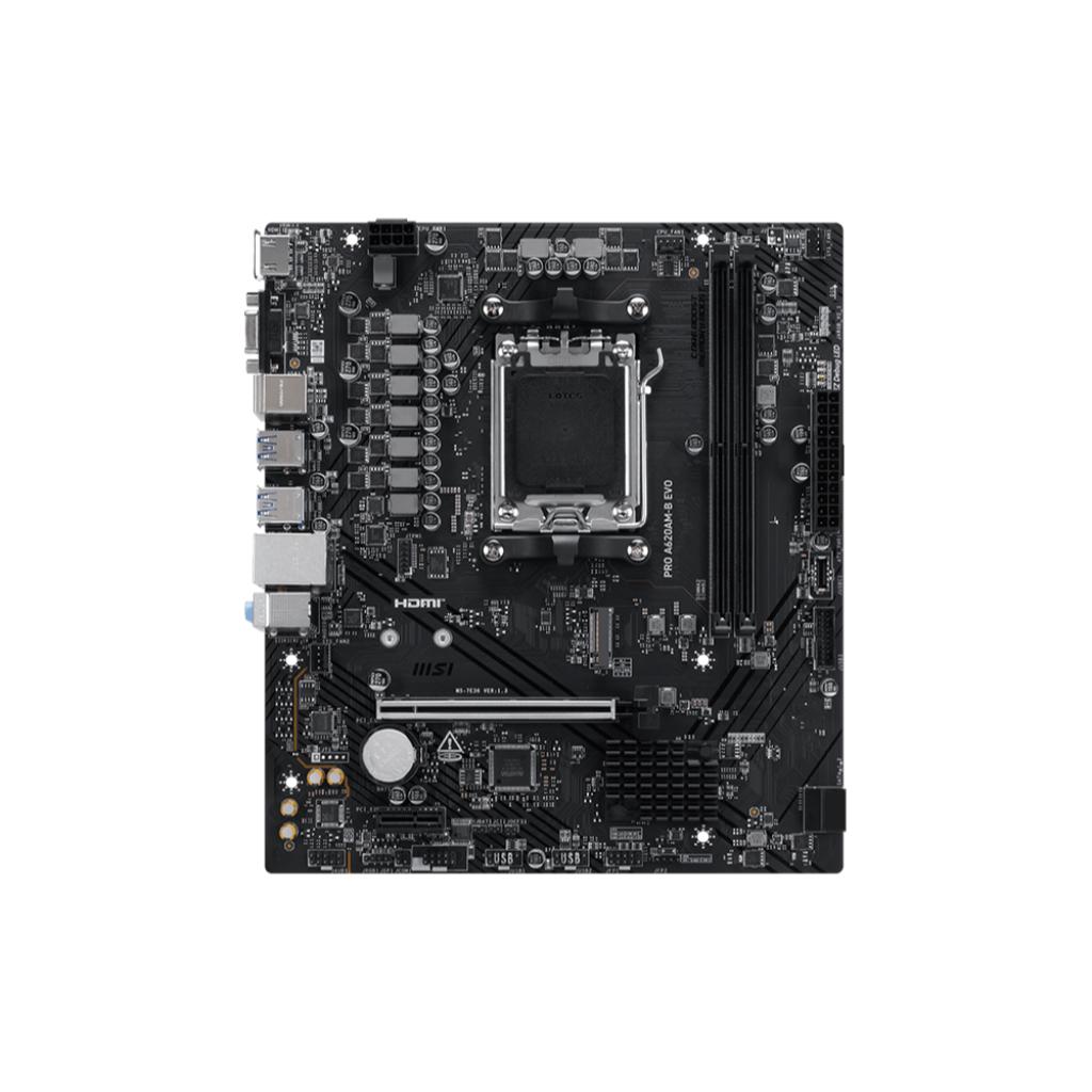 Motherboard MSI PRO A620AM-B EVO (AM5, AMD, A620, DDR5, USB3.2, SATA3) - Image 2