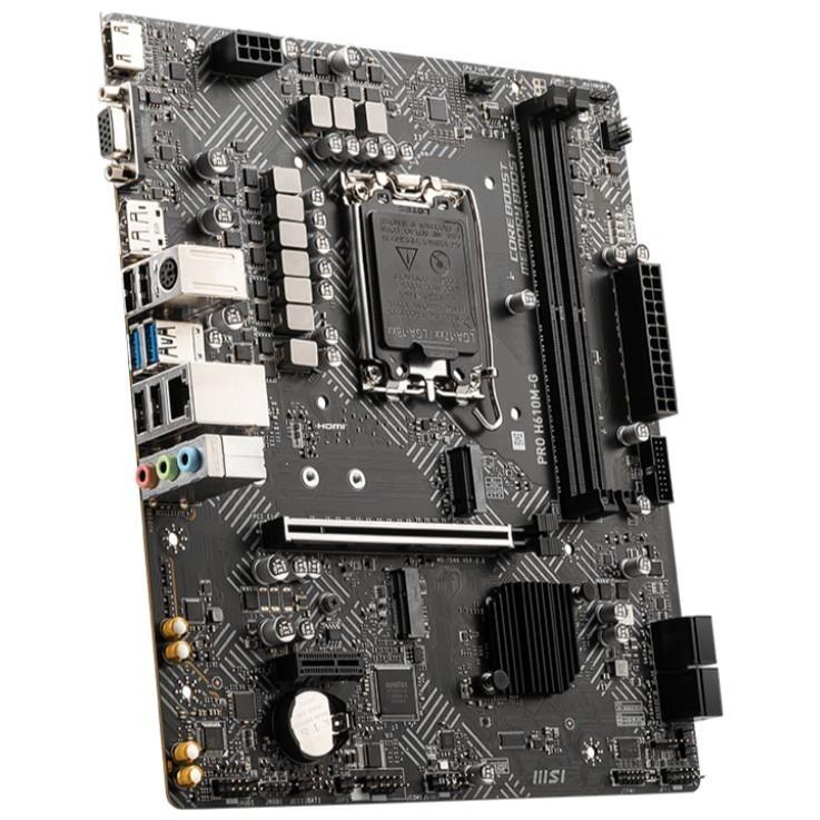 Motherboard MSI PRO H610M-G (LGA1700, H610, DDR5, USB3.2, SATA3) - Image 3