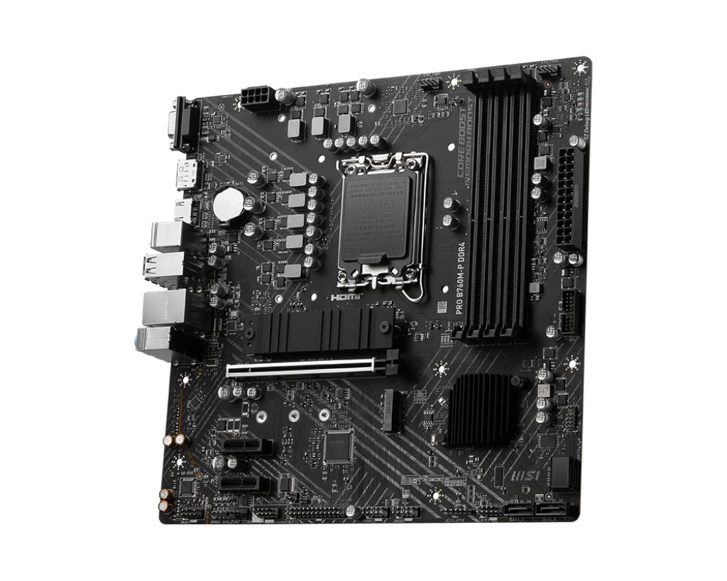 Motherboard MSI PRO B760M-P DDR4 (LGA1700, B760M-P, DDR4, USB3.2) - Image 3