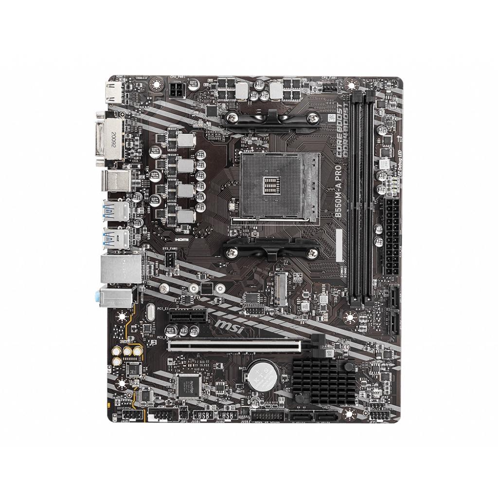 Motherboard MSI B550M-A PRO (AM4, AMD, B550, DDR4, USB3.2, SATA3) - Image 3