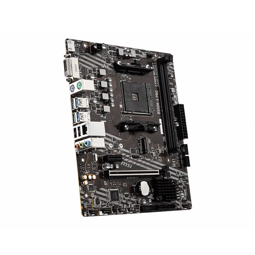 Motherboard MSI B550M-A PRO (AM4, AMD, B550, DDR4, USB3.2, SATA3) - Image 5