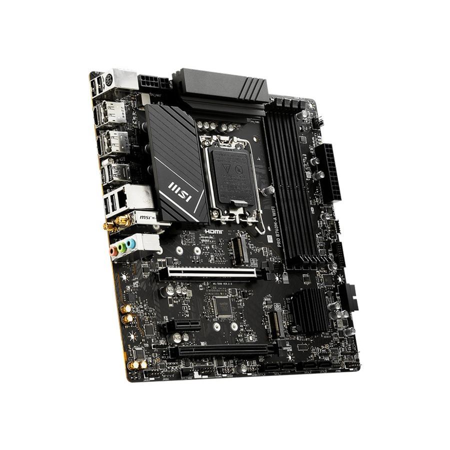 Motherboard MSI PRO B760M-A WIFI (LGA1700, B760, DDR5, USB3.2, SATA3) - Image 3