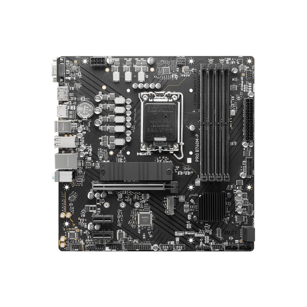 Motherboard MSI PRO B760M-P (LGA1700, B760, DDR5, USB3.2, SATA3) - Image 2