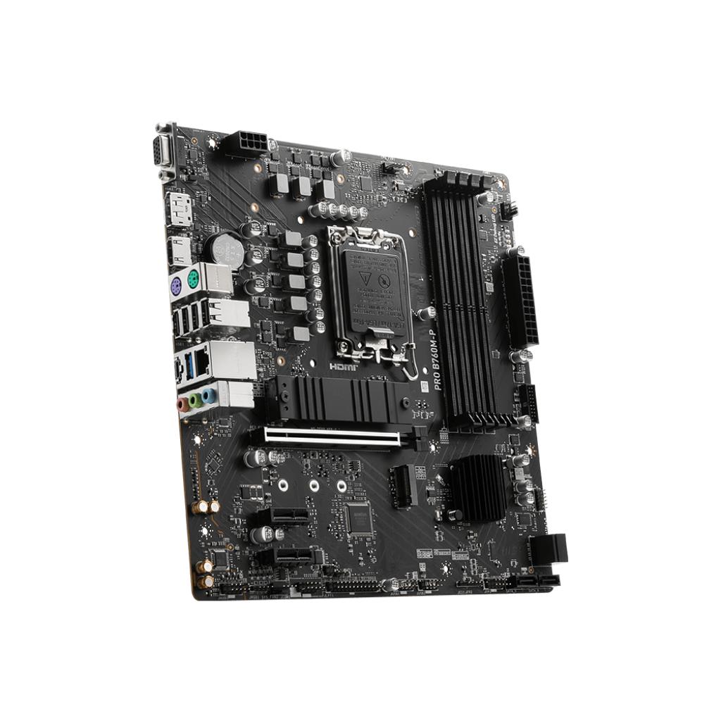 Motherboard MSI PRO B760M-P (LGA1700, B760, DDR5, USB3.2, SATA3) - Image 3