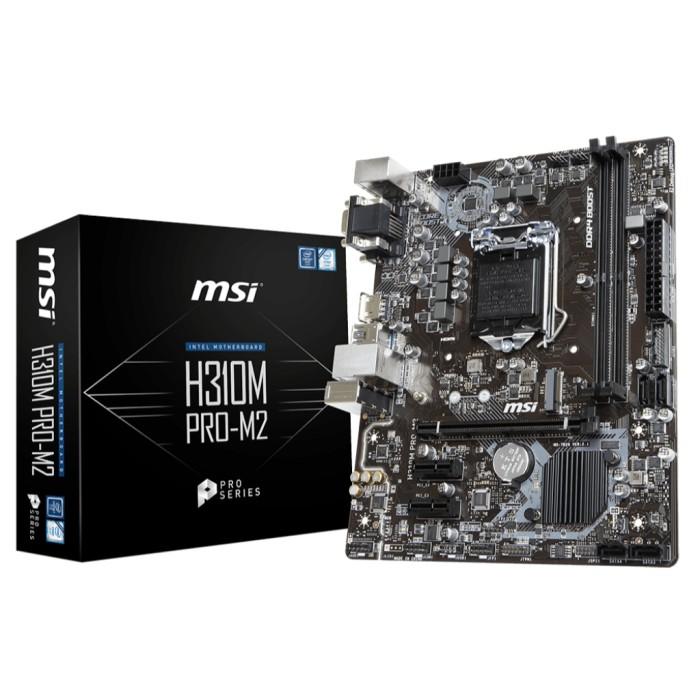 Motherboard MSI H310M PRO-M2 (LGA1151, H310, DDR4, USB3.1, SATA3) - Image 2