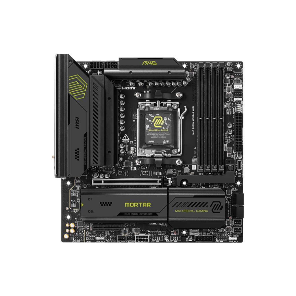 Motherboard MSI MAG B850M MORTAR WIFI (AM5, AMD, B850, DDR5, USB3.2, SATA3) - Image 2
