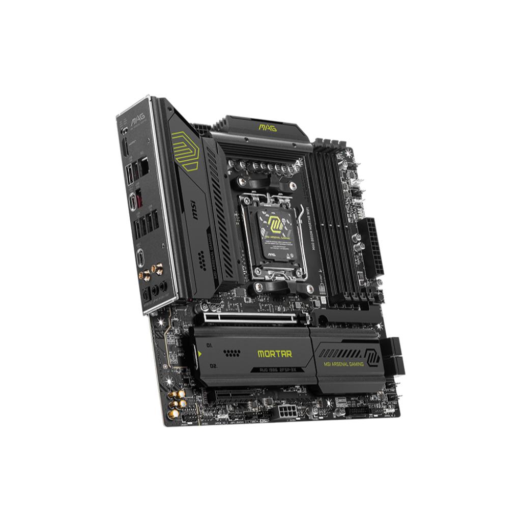 Motherboard MSI MAG B850M MORTAR WIFI (AM5, AMD, B850, DDR5, USB3.2, SATA3) - Image 3