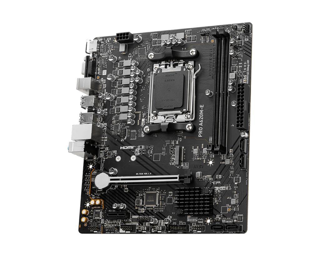 Motherboard MSI PRO A620M-E (AM5, AMD, A620, DDR5, USB3.2, SATA3) - Image 4