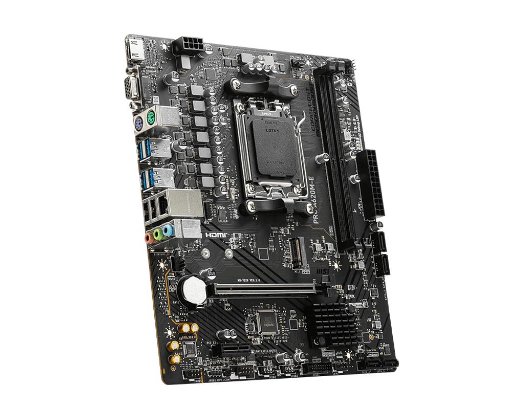 Motherboard MSI PRO A620M-E (AM5, AMD, A620, DDR5, USB3.2, SATA3) - Image 5
