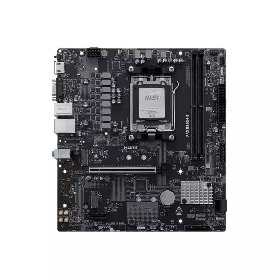 Motherboard MSI PRO B840M-B (AM5, AMD, B840, DDR5, USB3.2, SATA3) - Image 2