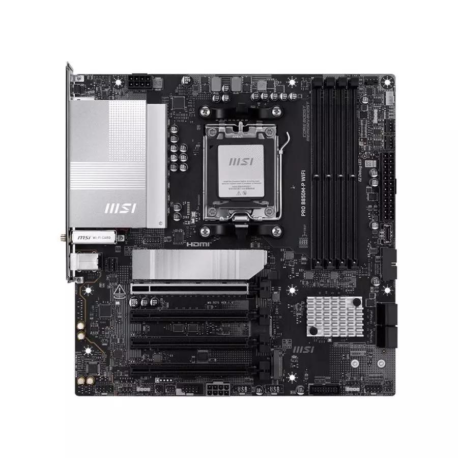 Motherboard MSI PRO B850M-P WIFI (AM5, AMD, B850, DDR5, USB3.2, SATA3) - Image 2