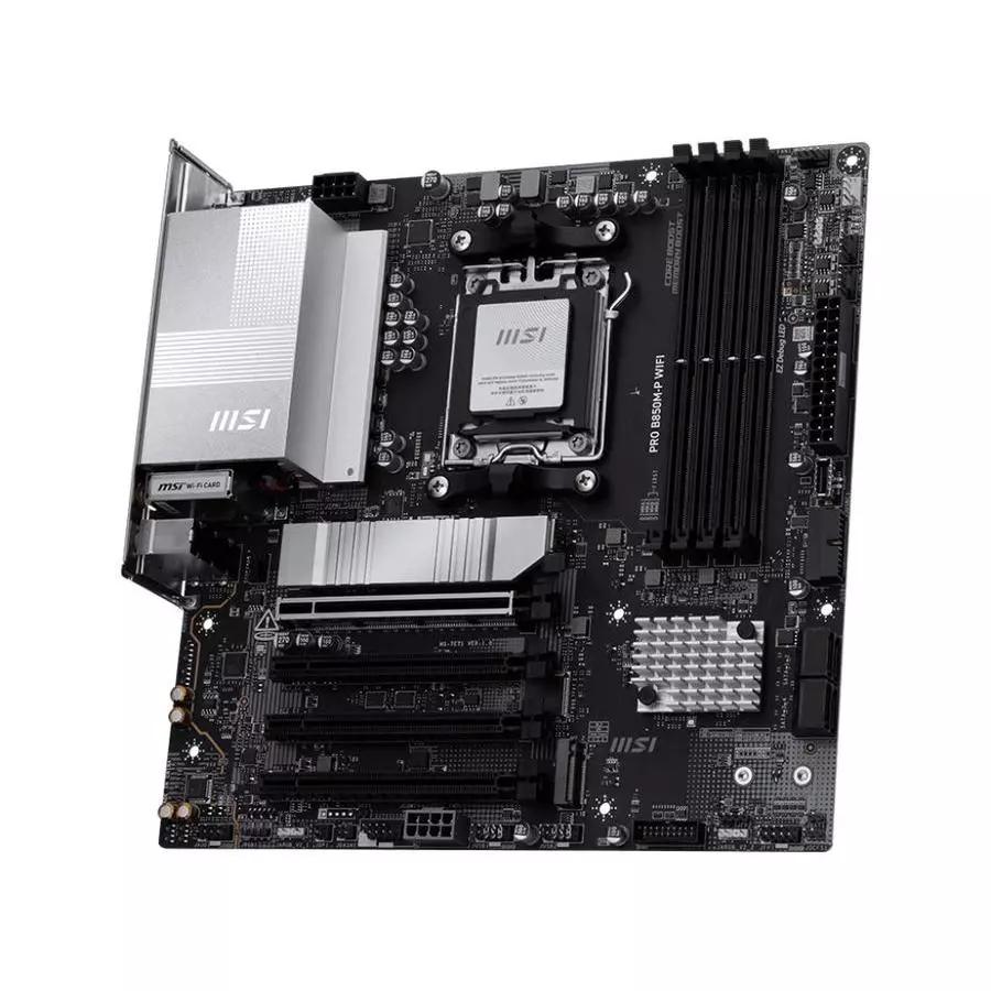 Motherboard MSI PRO B850M-P WIFI (AM5, AMD, B850, DDR5, USB3.2, SATA3) - Image 4