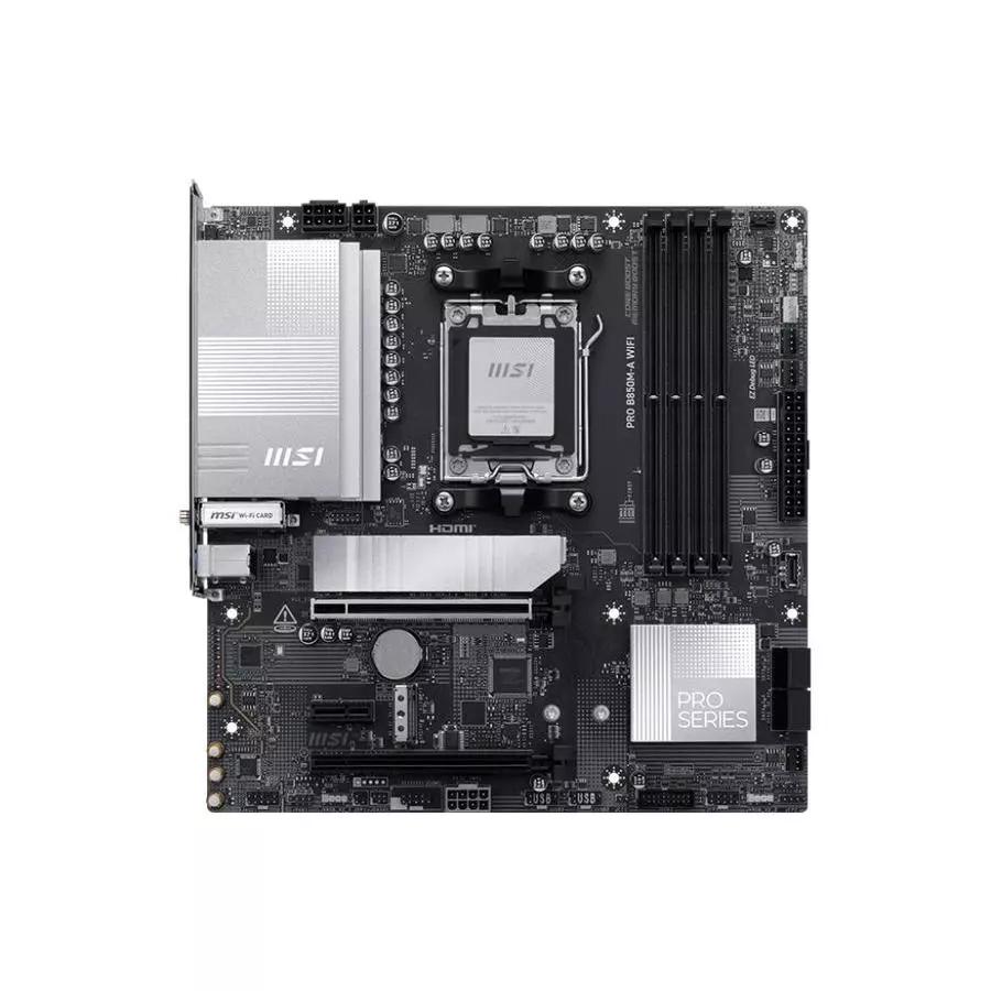 Motherboard MSI PRO B850M-A WIFI (AM5, AMD, B850, DDR5, USB3.2, SATA3) - Image 2