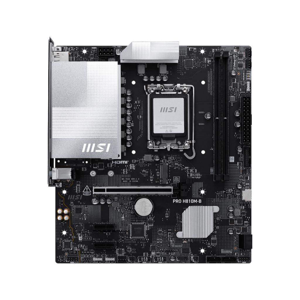 Motherboard MSI PRO H810M-B (LGA1851, H810, DDR5, USB3.2, SATA3) - Image 2