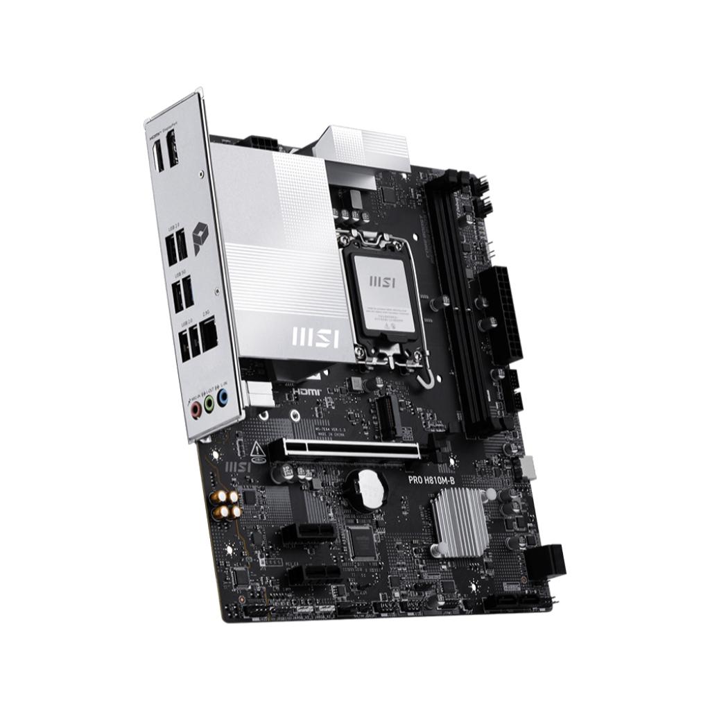 Motherboard MSI PRO H810M-B (LGA1851, H810, DDR5, USB3.2, SATA3) - Image 3
