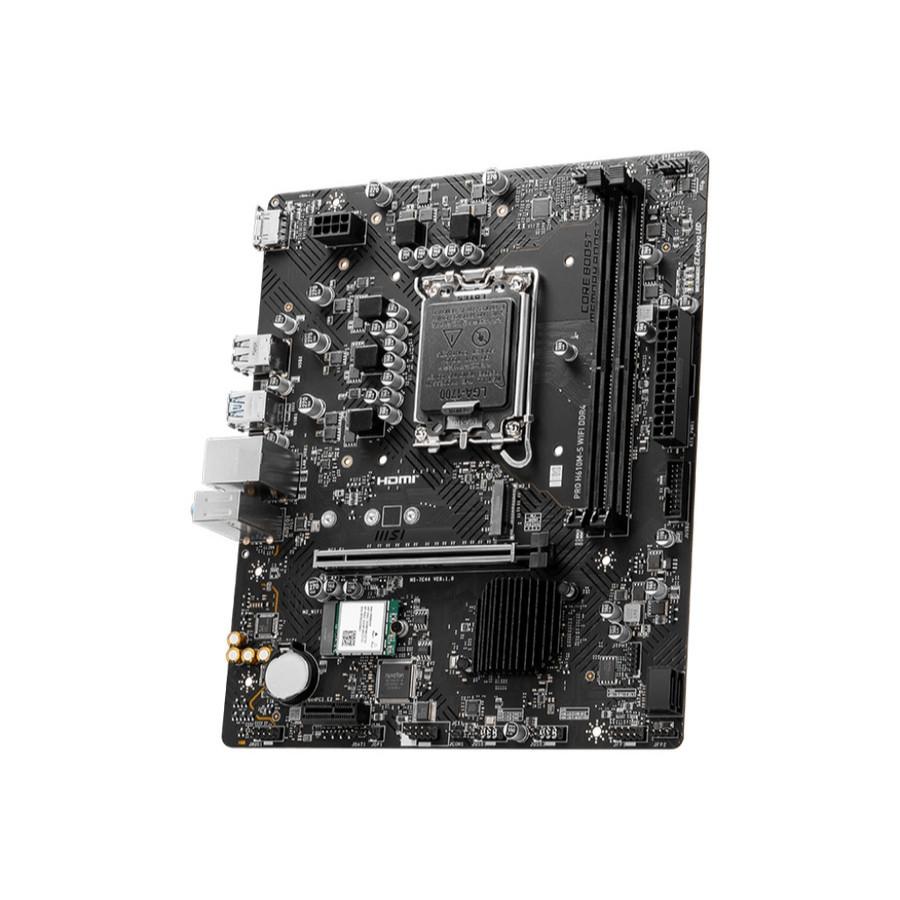 Motherboard MSI PRO H610M-S WIFI DDR4 (LGA1700, H610, DDR4, USB3.2, SATA3) - Image 4