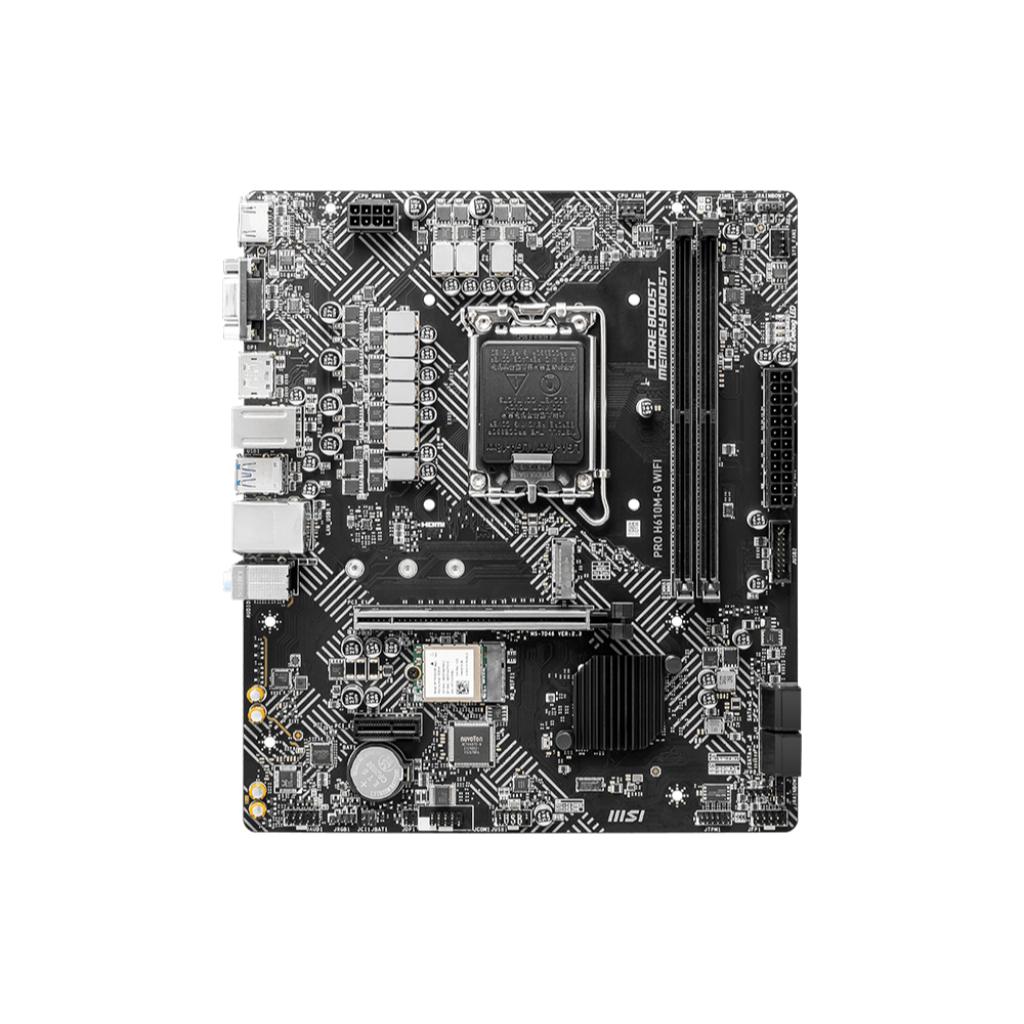 Motherboard MSI PRO H610M-G WIFI (LGA1700, H610, DDR5, USB3.2, SATA3) - Image 3