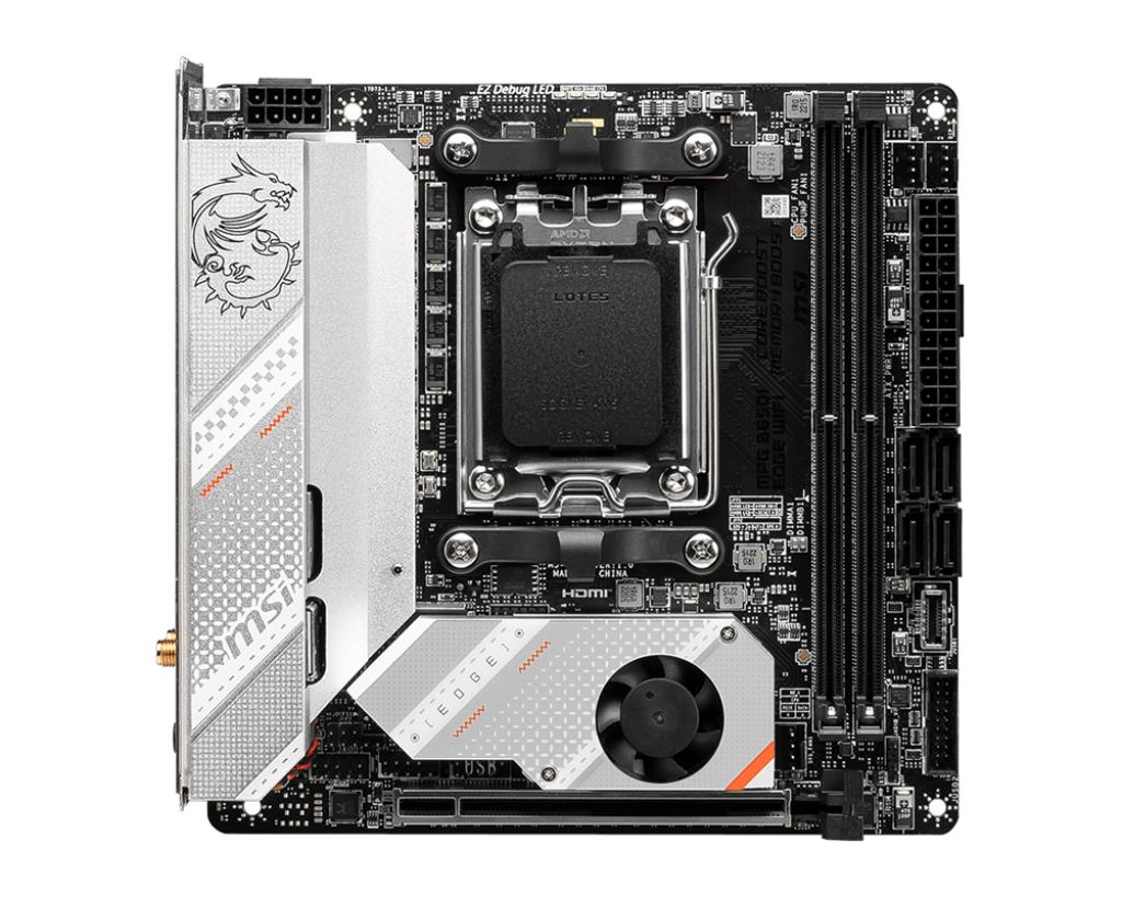 Motherboard MSI MPG B650I EDGE WIFI (AM5, AMD, B650, DDR5, SATA3) - Image 2