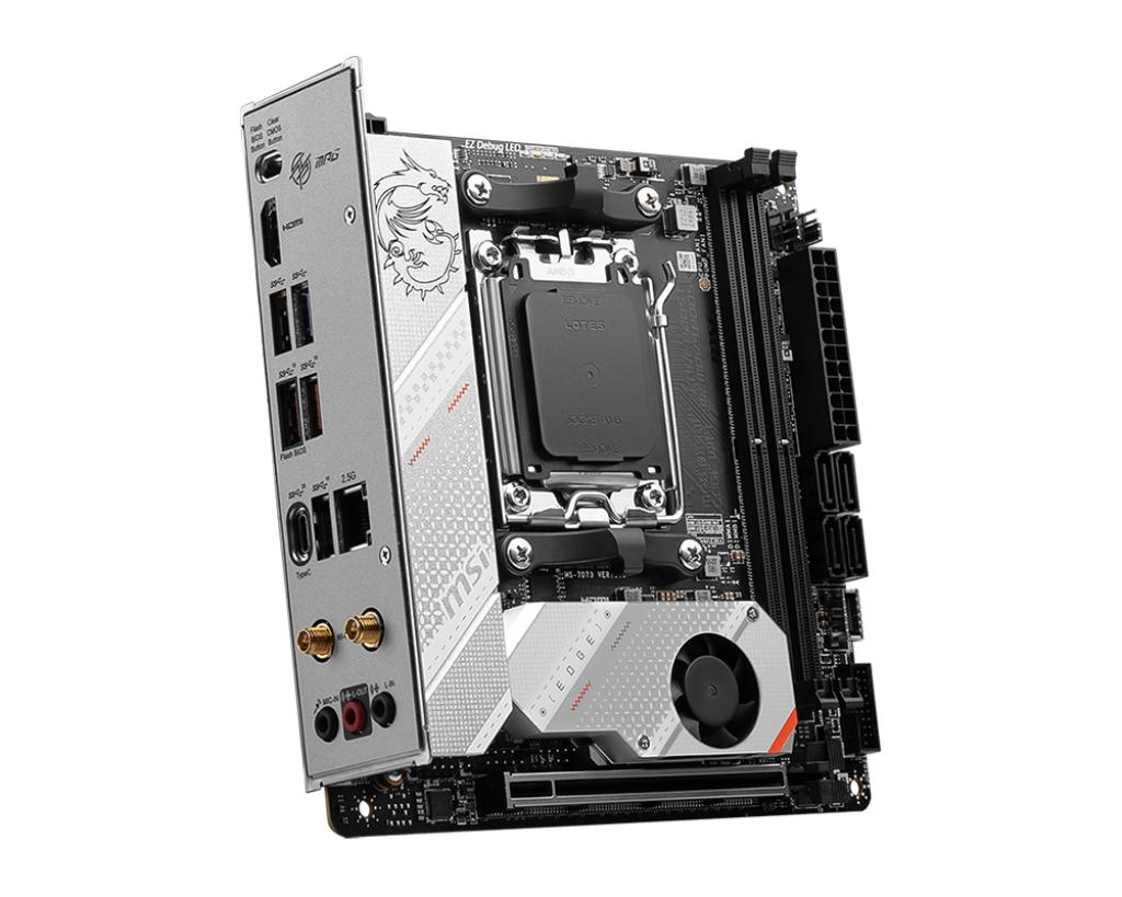 Motherboard MSI MPG B650I EDGE WIFI (AM5, AMD, B650, DDR5, SATA3) - Image 3