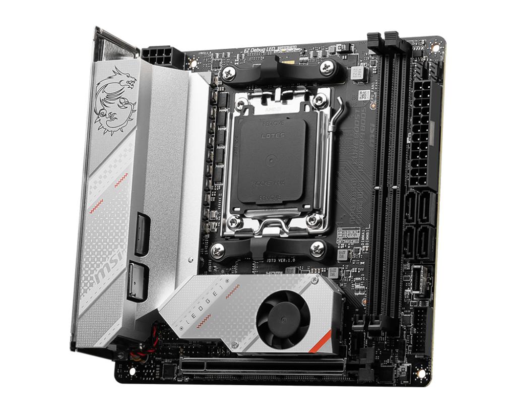 Motherboard MSI MPG B650I EDGE WIFI (AM5, AMD, B650, DDR5, SATA3) - Image 4