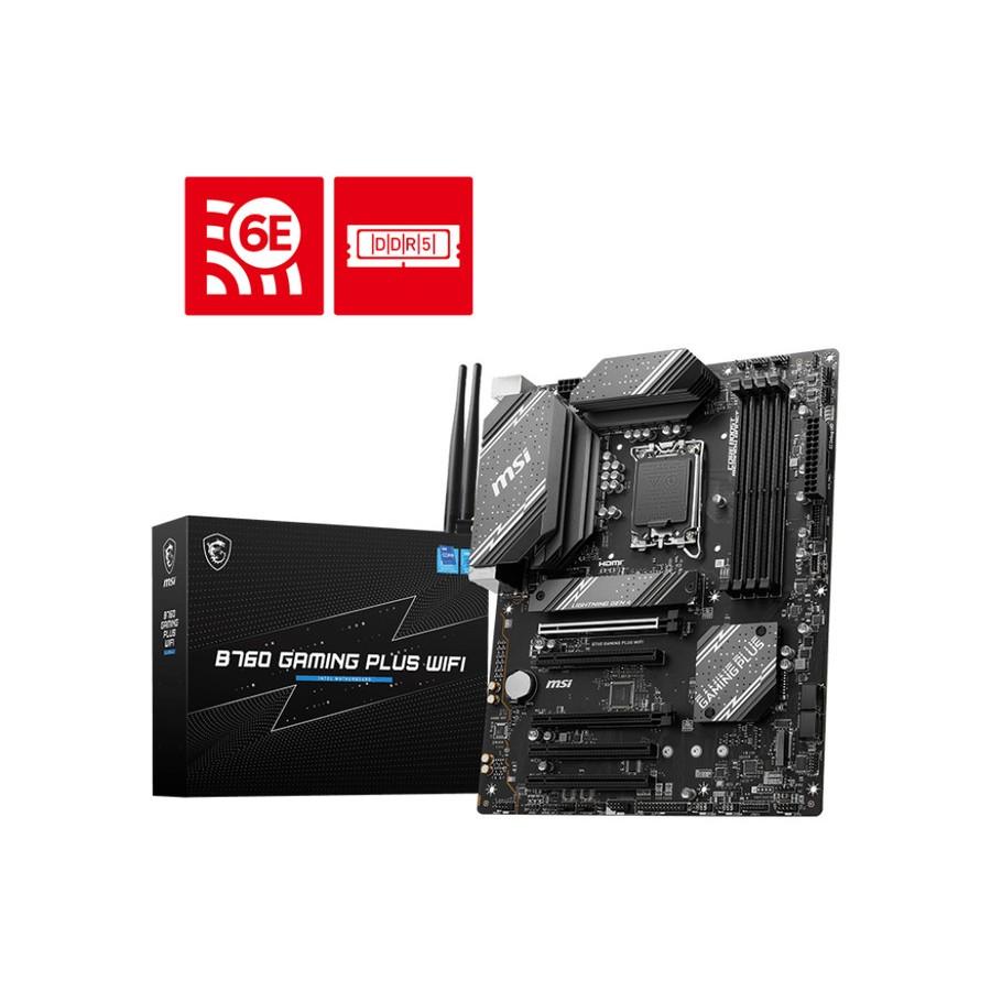 Motherboard MSI B760 GAMING PLUS WIFI (LGA1700, B760, DDR5, USB3.2) - Image 2