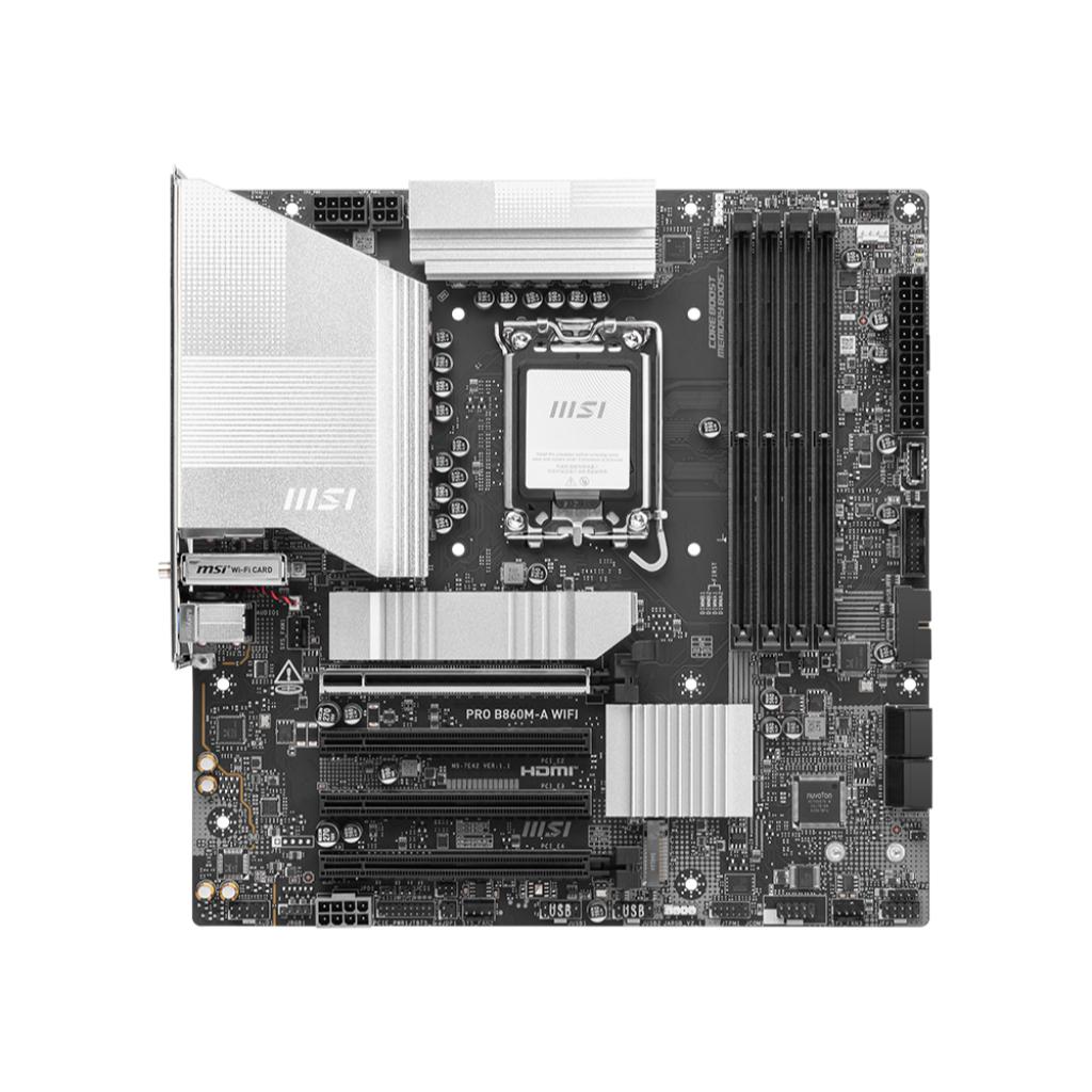 Motherboard MSI PRO B860M-A WIFI (LGA1851, B860, DDR5, USB3.2, SATA3) - Image 2