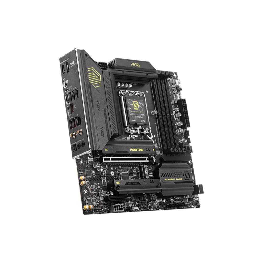 Motherboard MSI MAG B860M MORTAR WIFI (LGA1851, B860, DDR5, USB3.2, SATA3) - Image 3
