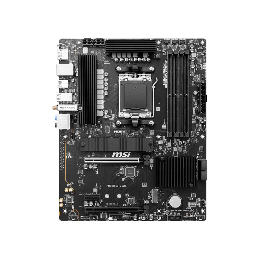 Motherboard MSI PRO B650-S WIFI (AM5, AMD, B650, DDR5, USB3.2, SATA3) - Image 3