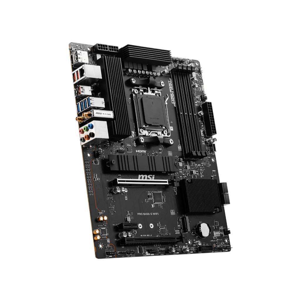 Motherboard MSI PRO B650-S WIFI (AM5, AMD, B650, DDR5, USB3.2, SATA3) - Image 4