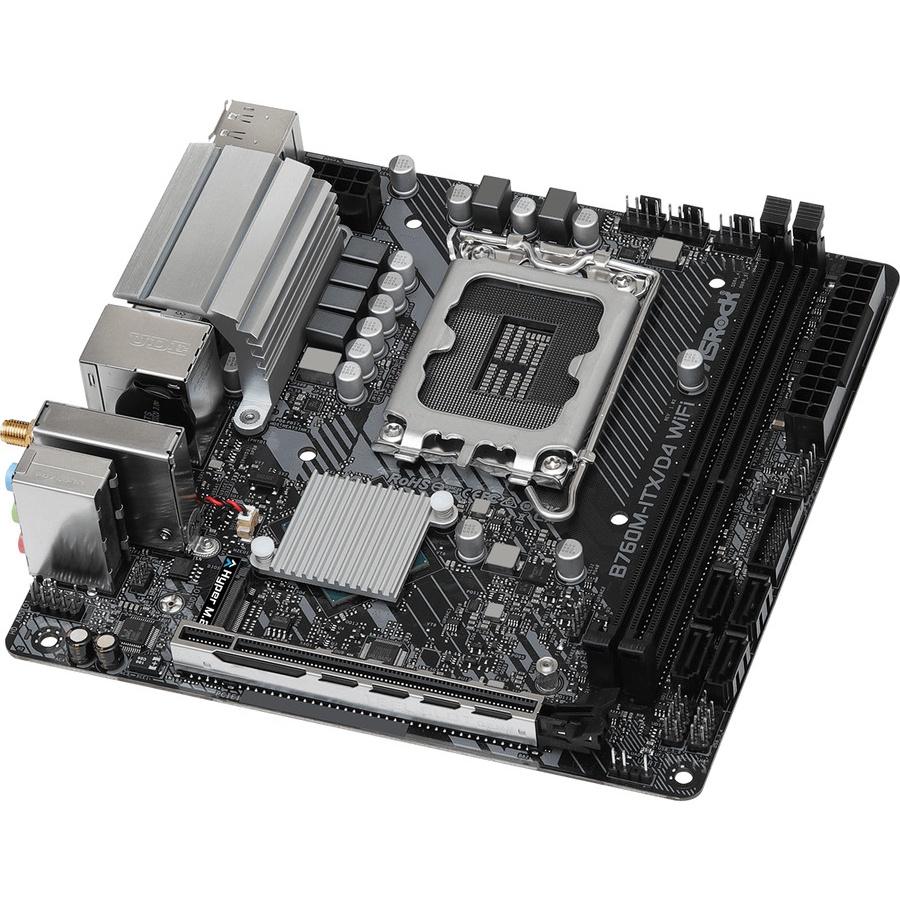 Motherboard Asrock B760M-ITX/D4 WiFi (LGA1700,B760,DDR4,USB3.2,SATA 3) - Image 3