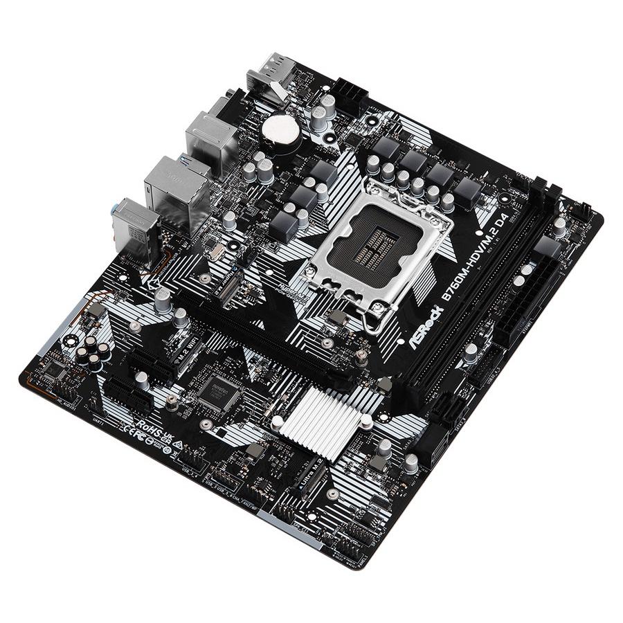Motherboard Asrock B760M-HDV/M.2 D4 (LGA1700, B760,DDR4,USB3.2,SATA3) - Image 3