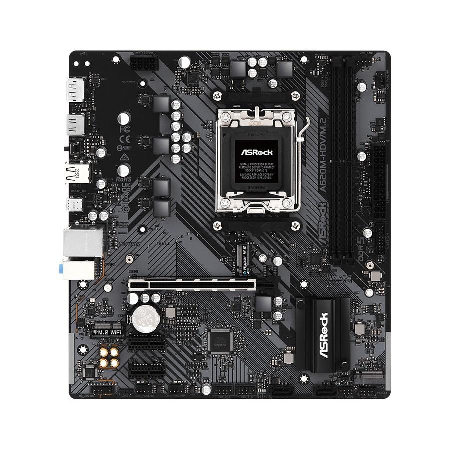 Motherboard ASROCK A620M-HDV/M.2 (AM5, AMD, A620, DDR5, USB3.2, SATA3) - Image 2