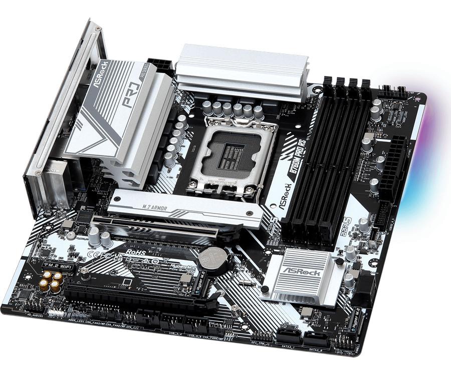 Motherboard ASROCK B760M PRO RS (LGA1700, B760M , DDR5, USB3.2) - Image 4