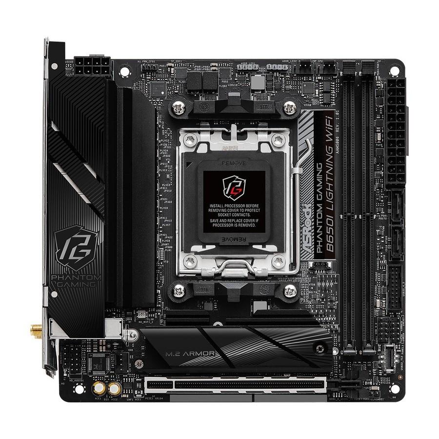 Motherboard ASROCK B650I Lightning WiFi (AM5, AMD, B650, DDR5, USB3.2) - Image 2