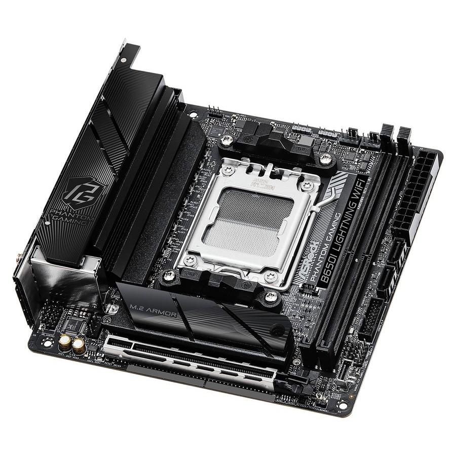 Motherboard ASROCK B650I Lightning WiFi (AM5, AMD, B650, DDR5, USB3.2) - Image 3