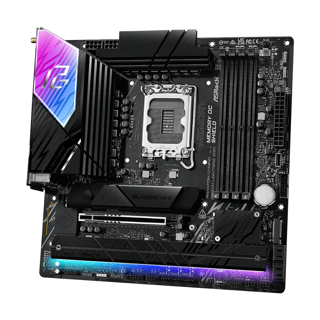 Motherboard ASROCK PG B860M Lightning WIFI (LGA1851, B860, DDR5, USB3.2, SATA3) - Image 3