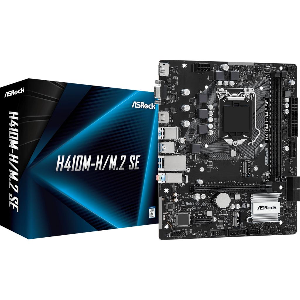 Motherboard ASROCK H410M-H/M.2 SE (LGA1200, H410, DDR4, USB3.2, SATA3) - Image 2
