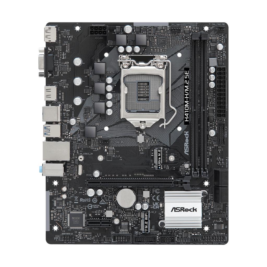 Motherboard ASROCK H410M-H/M.2 SE (LGA1200, H410, DDR4, USB3.2, SATA3) - Image 3