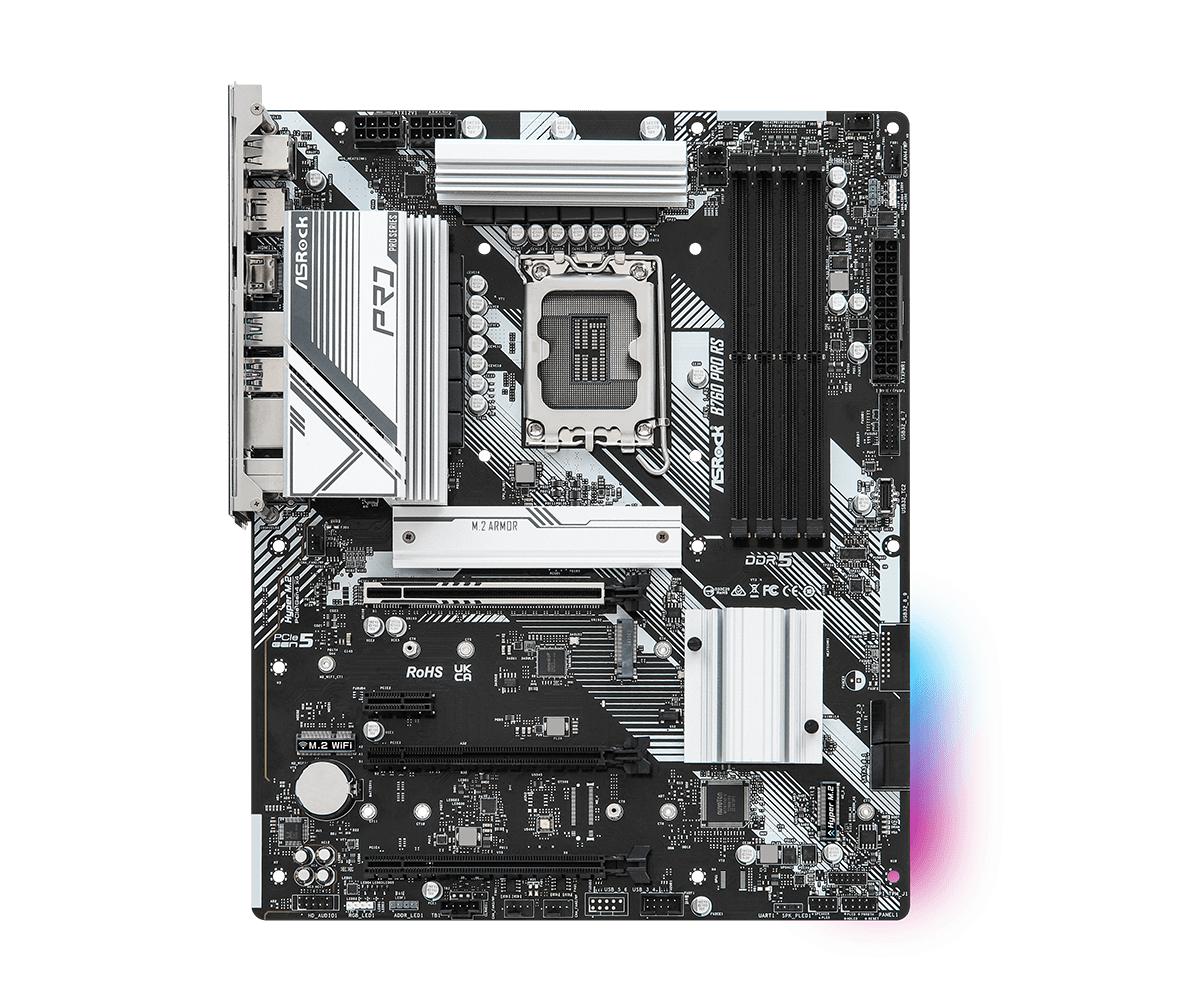 Motherboard ASROCK B760 PRO RS (LGA1700, B760, DDR5, USB3.2) - Image 2