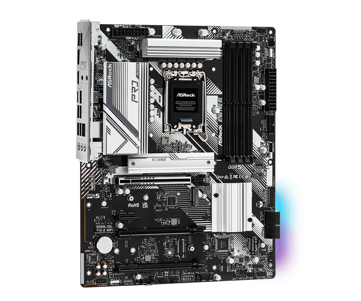 Motherboard ASROCK B760 PRO RS (LGA1700, B760, DDR5, USB3.2) - Image 3