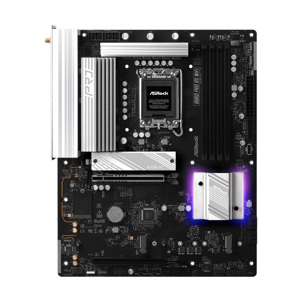 Motherboard ASROCK B860 Pro RS WiFi (LGA1851, B860, DDR5, USB3.2, SATA3) - Image 2