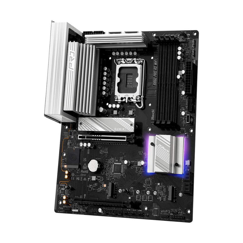 Motherboard ASROCK B860 Pro RS WiFi (LGA1851, B860, DDR5, USB3.2, SATA3) - Image 3