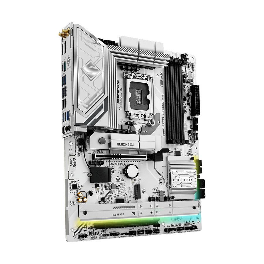 Motherboard ASROCK B860 Steel Legend WiFi (LGA1851, B860, DDR5, USB3.2, SATA3) - Image 3