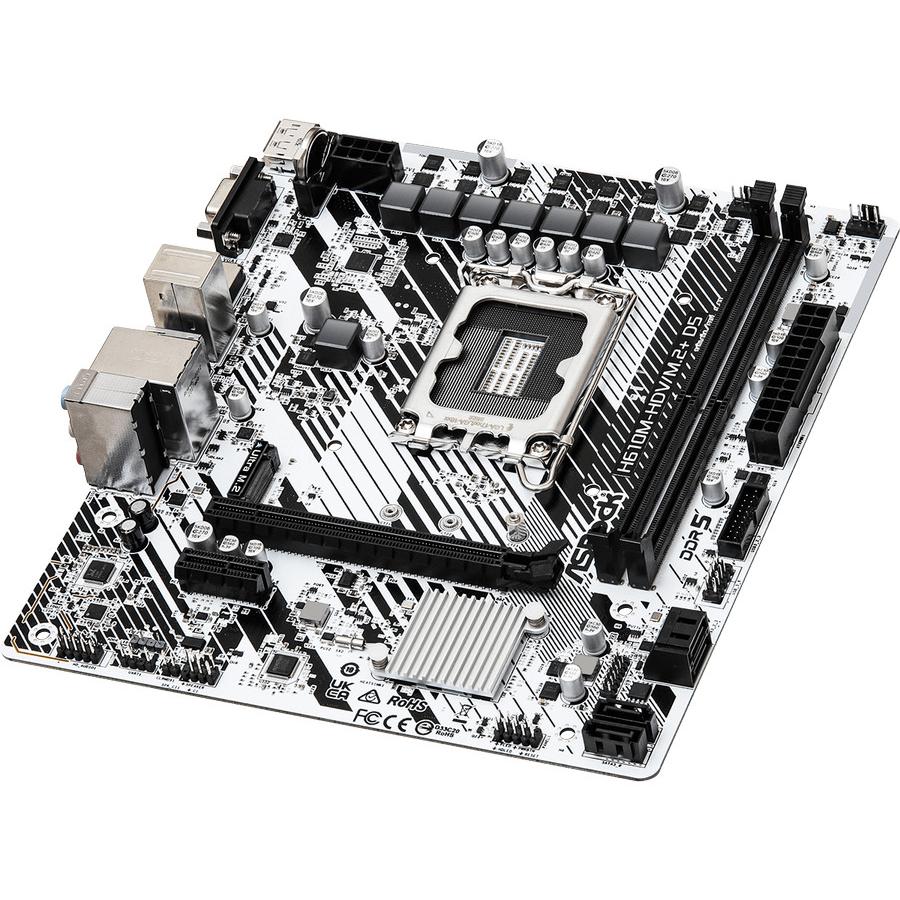Motherboard ASROCK H610M-HDV/M.2+ D5 (LGA1700,H610,DDR5,USB3.2,SATA3) - Image 4