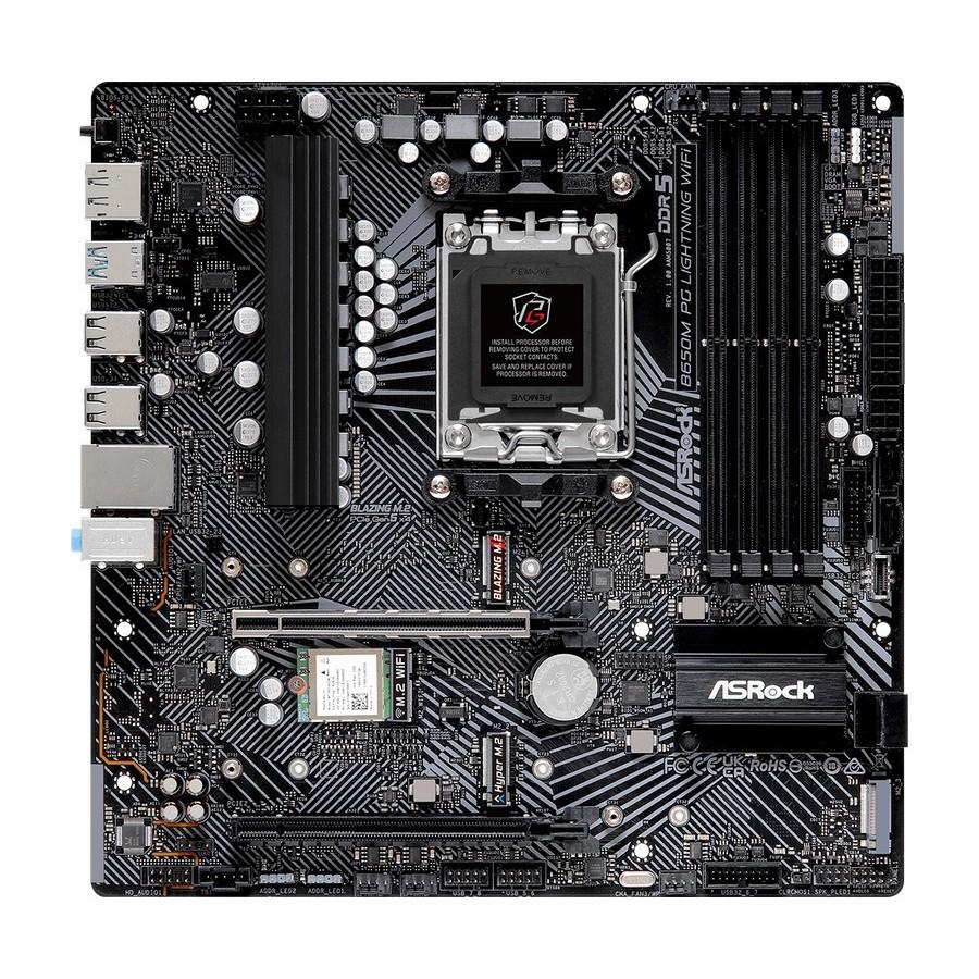 Motherboard ASROCK B650M PG Lightning WIFI (AM5,AMD,B650,DDR5,USB3.2) - Image 2